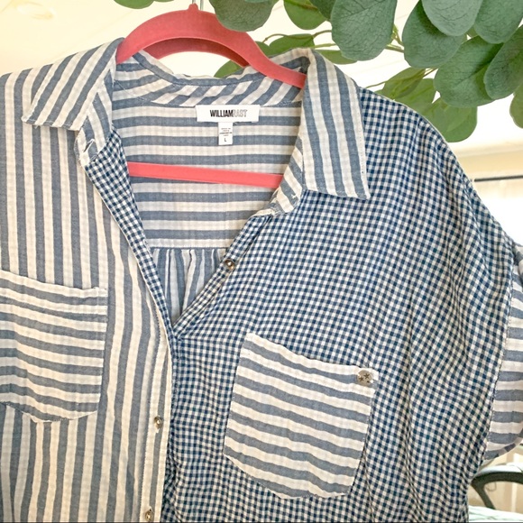 WILLIAM RAST Button Down Shirt Tie Back - Picture 3 of 6